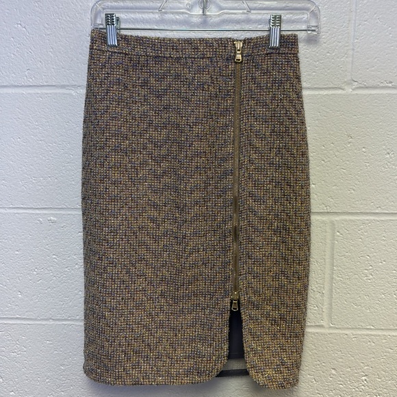 J. Crew Brown Knee-length Pencil Skirt for Work - Picture 3 of 7